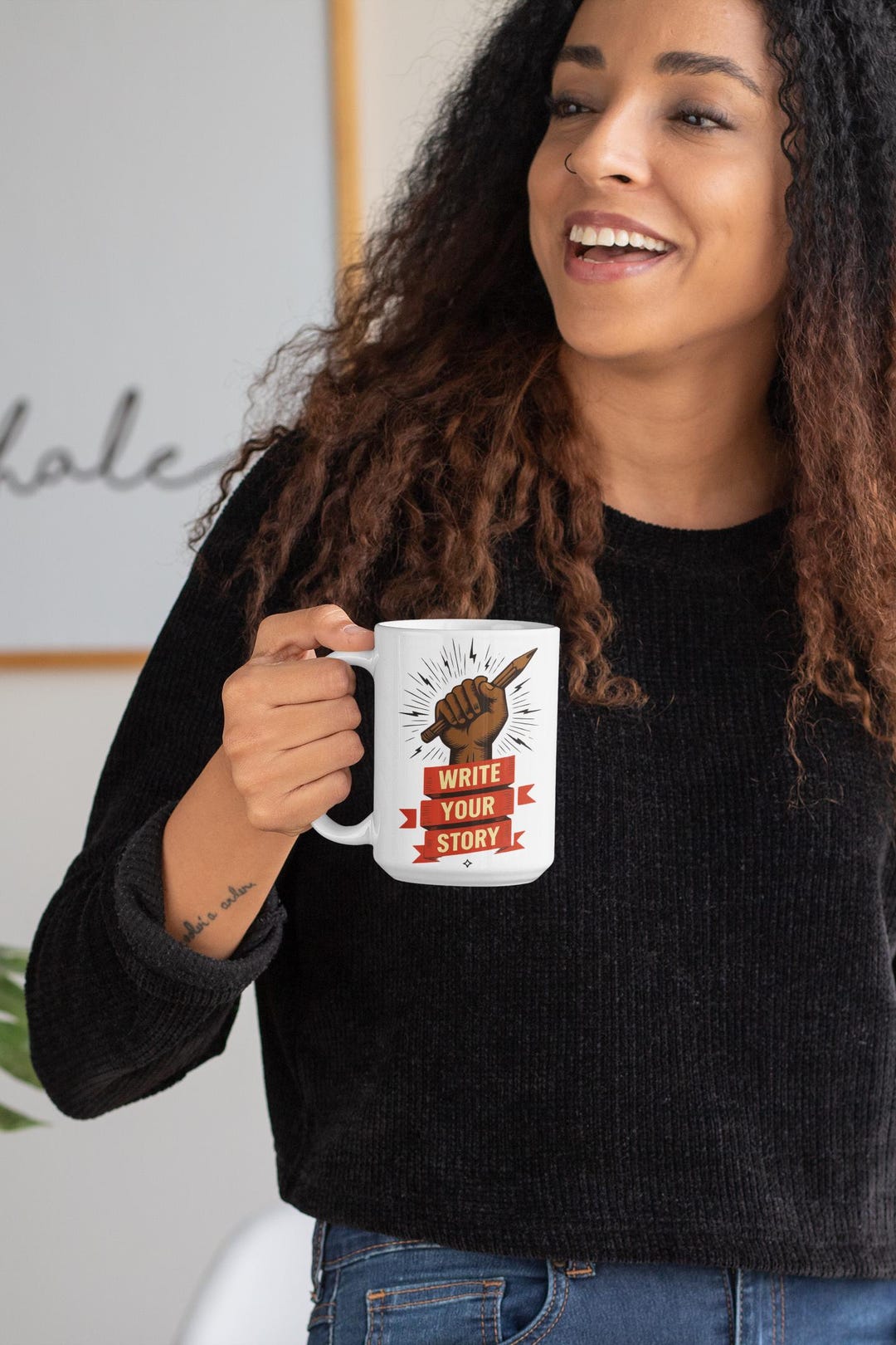 Inspirational Writer Coffee Mug: Write Your Story - 11oz/15oz/20oz - Etsy