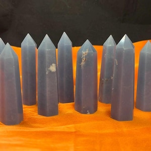 Angelite Tower/ Angelite/ Angelite Crystal/ Angelite Generator/ Crystal Tower/ Crystal Grid/ Blue Crystals/ Gift Idea