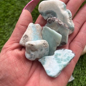 Rough Larimar (large)/ Larimar/ Natural Rough/ Crystals/ Natural Larimar