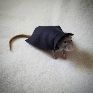 Kurzes Kragen-Vampir-Umhang-Kostüm für Haustier-Ratten-Halloween-Kostüm, mehrere Farben und Größen (cm) erhältlich, Rattenkostüm-Umhang