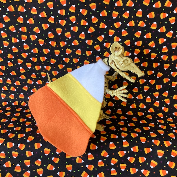 Candy Corn Cape Costume for Pet Rat Halloween Costume, Multiple Colors and Sizes (cm) Available, SmallAnimal Costume Cape