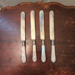 Vintage Mother of Pearl Knives - Etsy