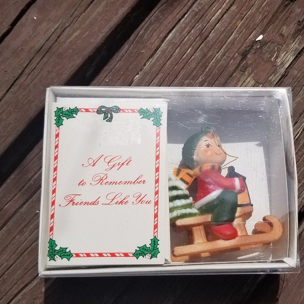 Vintage Liberty Bell Christmas Inc Mailable Ornament
