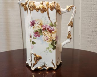 Royal Albert Burlington Pattern Teapot, White with Gold Scrolls 