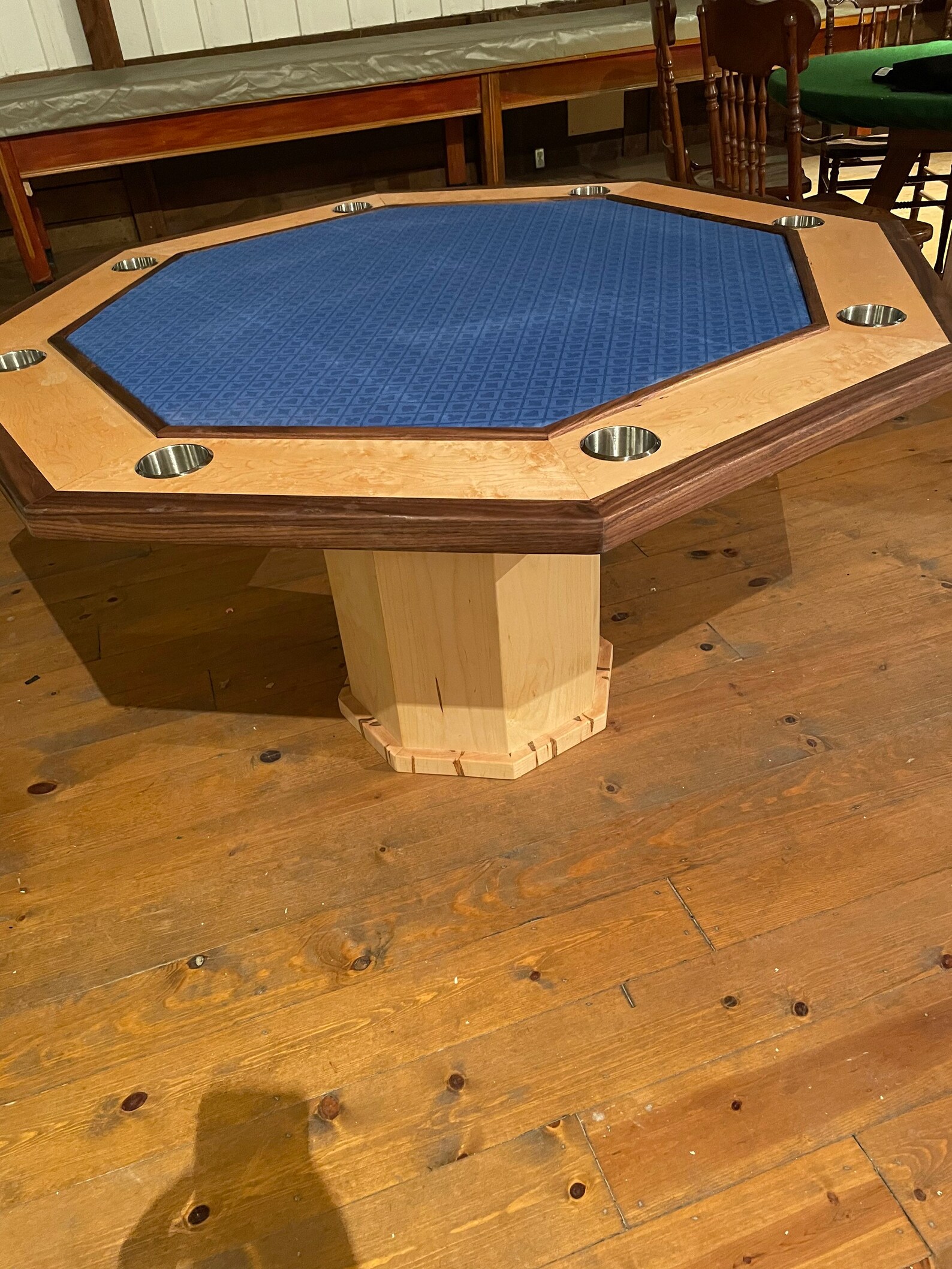 Octagon Poker Table Etsy