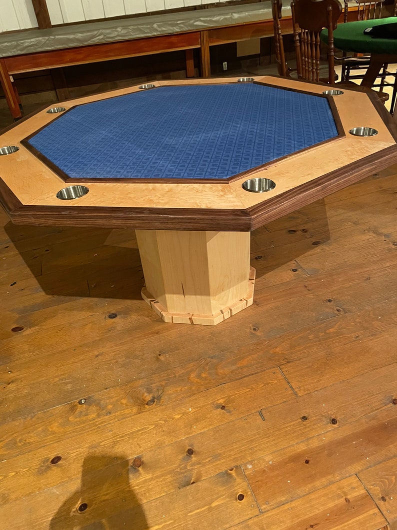 Octagon Poker Table Etsy