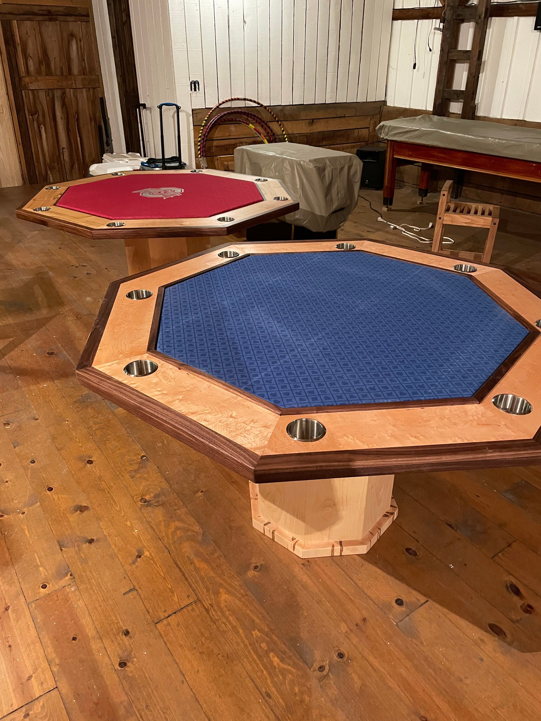 Octagon Poker Table Etsy UK