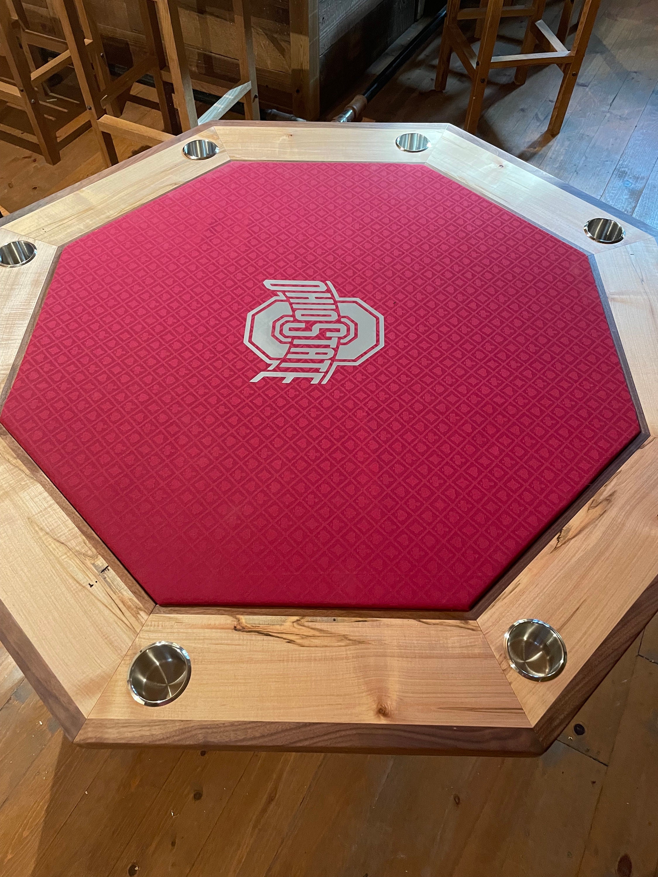 Octagon Poker Table Etsy