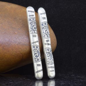 A Pair of Pavone 1 Troy oz 'Shipwreck' Sterling Silver 925 Bullion Ingot Bars