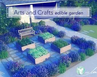 Historically Sensitive Arts & Crafts Planting Plan - Edible Garden