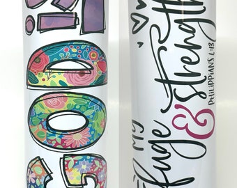 Inspirational Tumblers Bible Verses Scripture Christian Tumblers Great Gift Idea