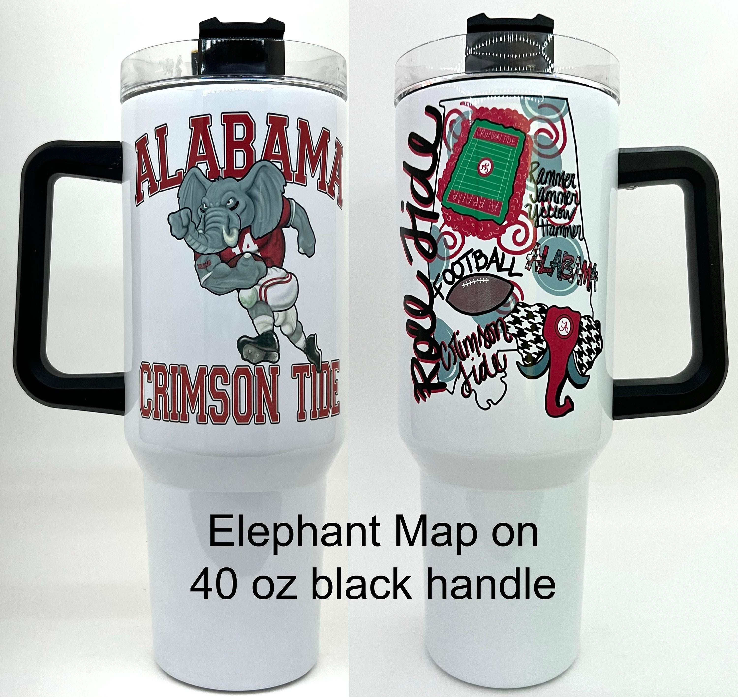 Alabama Crimson Tide 40oz. Travel Tumbler with Handle