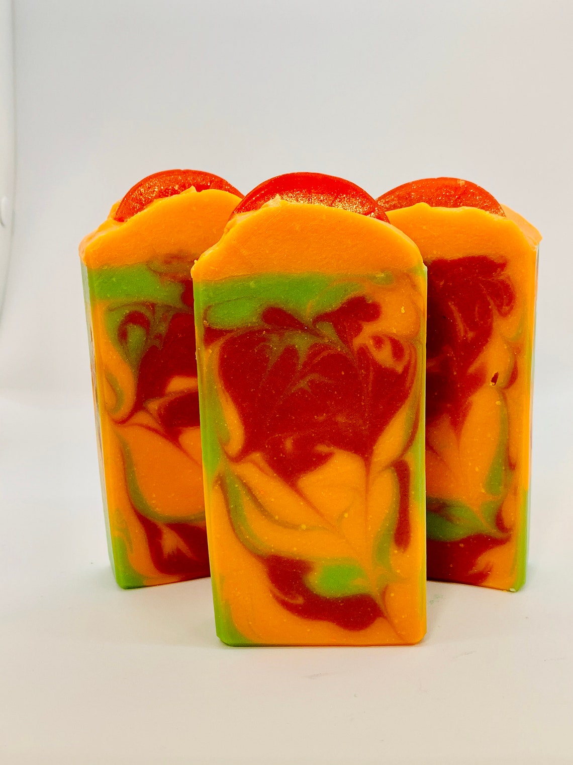 Mango Sorbet Soap. Cold Process Soap. Handmade Soap. Dessert Etsy