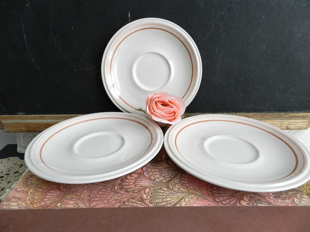 REGENCY DESIGNER Collection/stoneware Japan/ 3 Saucers/6 3/8 Diam. Etsy