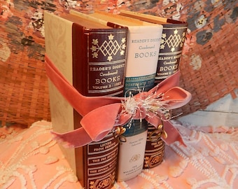 ANTIQUE BOOK BUNDLE/ Pink Passion