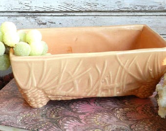 SALM0N McC0Y PLANTER/PINEC0NE FeeT
