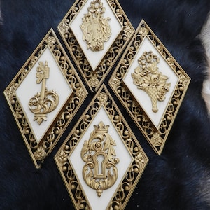 1970&#39;s HOLLYWOOD REGENCY SYROCO Wall Plaques/Sold Separately