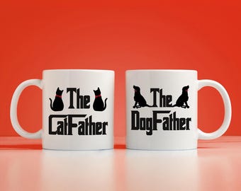 The DogFather Coffee Mug | The CatFather Ceramic Mug