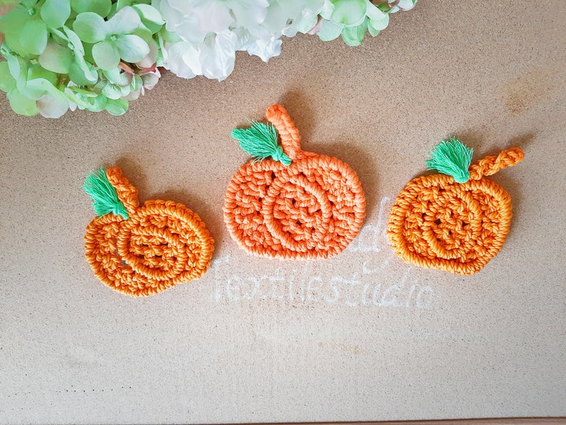 Macrame Pumpkin Coaster Tutorial: Beginner DIY Guide (PDF & Video) image 4