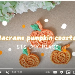 Macrame Pumpkin Coaster Tutorial: Beginner DIY Guide (PDF & Video) image 6