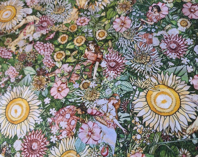 Sunflower Field fabric 100% cotton Fabric by the yard Sewing Quilting Patchwork Dress Cloth