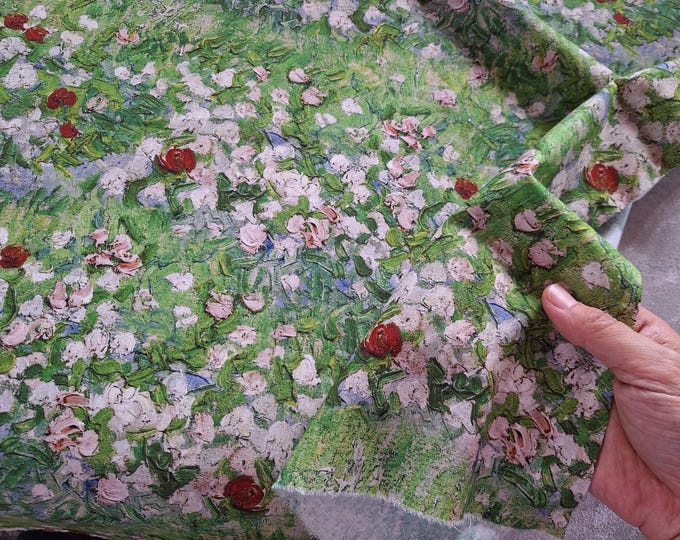 Van Gogh Fabric: Daubigny's Garden Print, 100% Cotton Calico - Quilting & Patchwork