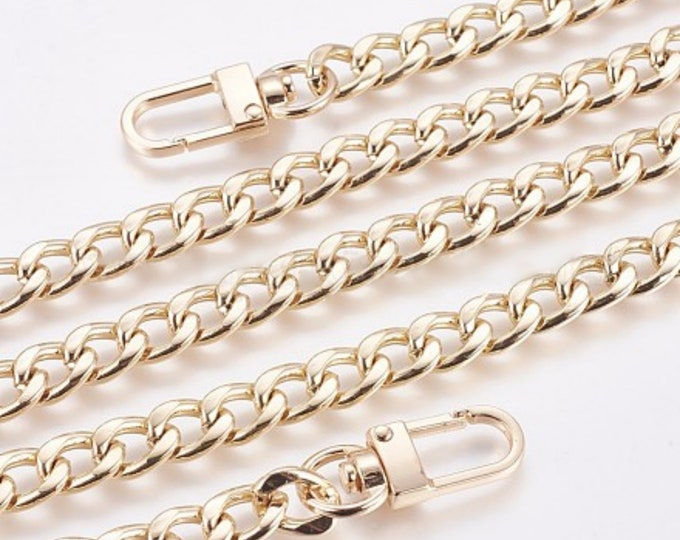 Metal Bag Chain Straps: Bronze, Gold, Silver Purse Chains