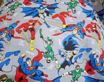 Tela de superhéroes de DC Comics: Lona de algodón para coser, acolchar y manualidades.