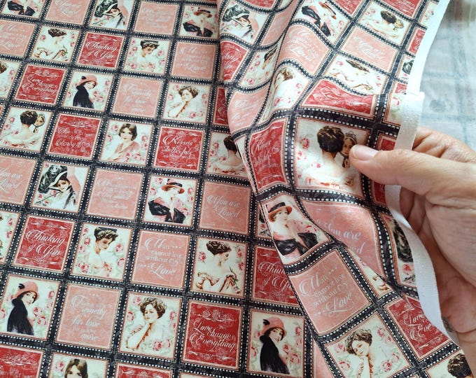 Beauty Pattern Cotton Fabric: Sewing & Quilting Material