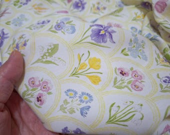 Floral Tencel Twill Fabric: Plant Fiber Cloth for Summer Dresses