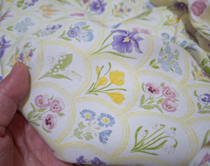 Floral Tencel Twill Fabric: Plant Fiber Cloth for Summer Dresses