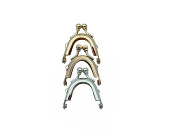 Mini Kiss Lock Purse Frame (2.5cm) with FREE Pattern