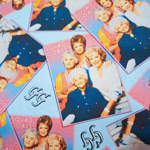 Golden Girls Baumwollstoff: 80er Jahre Serie Print, Quilting & Patchwork