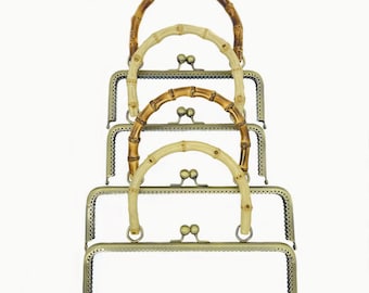 Bamboo Kiss Lock Purse Frame Hand Sewing Bag Frame (With Free Pattern)