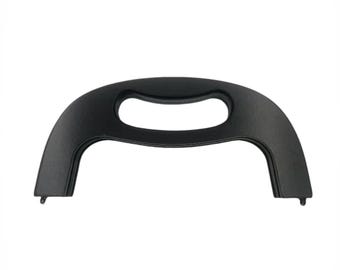 10" Wood Arch Purse Frame Kiss Lock 25cm - Black (Free Pattern)