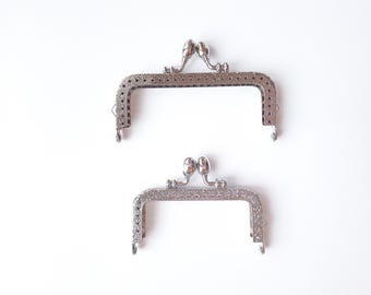 3.5" & 4"  Square Kiss Lock Frame Purse 1:1 printable Patterns