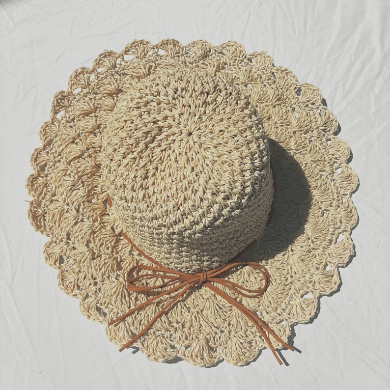Handmade Crocheted Summer Hat Beach Hat for Women Sun Hat - Etsy Canada
