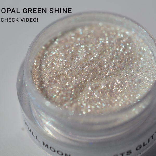 Full Moon Opal Powder / Ultra Fine Iridescent Dust / Iridescent Pigment / Iridescent Nail Art / Resin Art Supplies / Pearl Effect