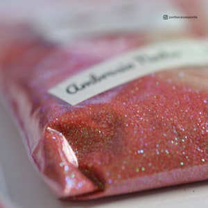 Ambrosia Nectar Glitter / Red Green Iris Fine Glitter / 0.2mm Glitter / Iridescent Glitter / Resin Art Supplies / Art Supplies for Nail Art
