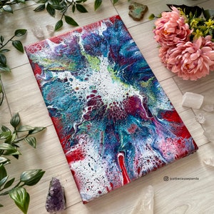 Colorful Abstract Art Ready To Hang, Original Acrylic Hand Painted Wall Painting, Perfect Housewarming Canvas Art, Rainbow Art