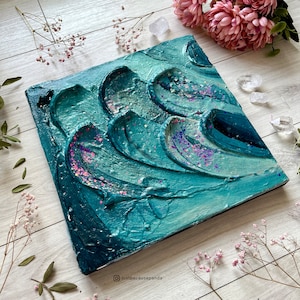 Colorful Texture Painting, Modern Home Decor, Housewarming Gift, 3D Abstract Wall Art