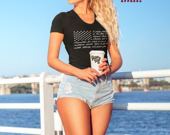 Pledge Of Allegiance V-Neck T-Shirt