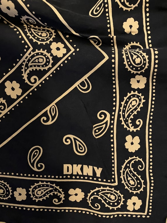 Vintage DKNY Sueded Silk Scarf