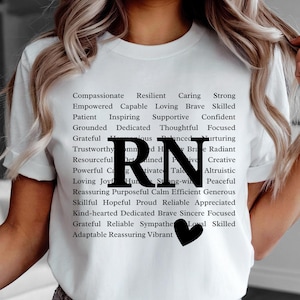 RN T-Shirt: Registered Nurse Appreciation Gift
