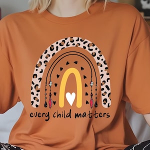 Every Child Matters T-Shirt: Indigenous Awareness Orange Day Tee