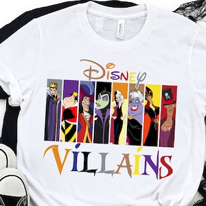 Disney Villains Sweatshirt, Disney Halloween Hoodie, Halloween Party Tee, Villains Squad, Disney Villains shirt, Retro Vintage 90s Disney
