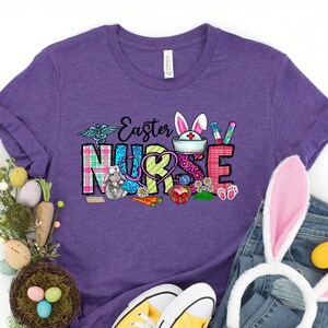 Easter Bunny Nurse,Easter Nurse Shirt,Cute Nursing School Shirt,Funny Easter Shirt,Nursing School Tee,Gift For Easter,Womens Easter Crewneck
