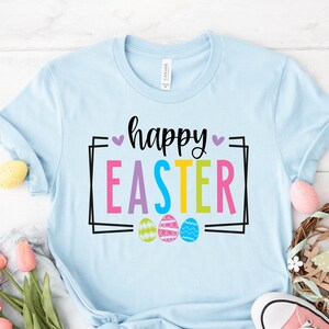 Happy Easter Shirt, Happy Easter Bunny Shirt, Happy Easter Bunny Ears Shirt, Bunny Ears Shirt, Happy Easter, Easter Matching Shirt