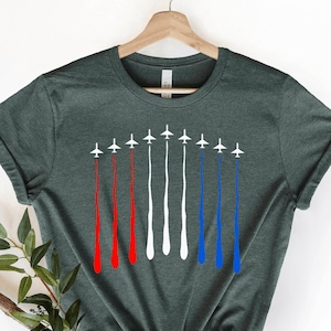 Air Force Flyover Shirt: Patriotic 4th of July Tee