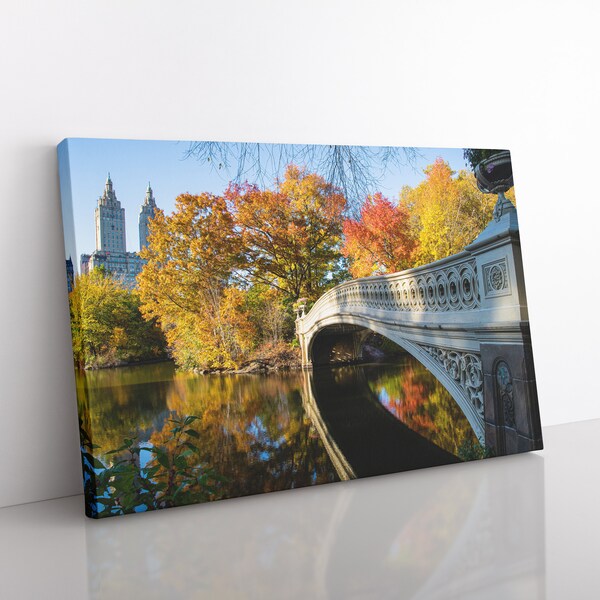 Autumn in Central Park Print Etsy